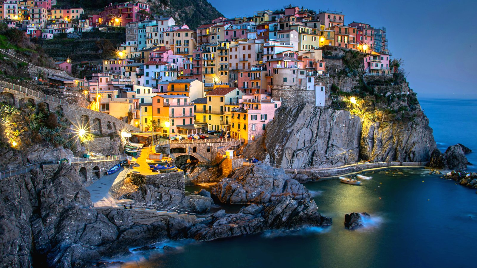 12 Most Romantic Destinations in Europe Colorful cliffside houses of Cinque Terre overlooking the Ligurian Sea