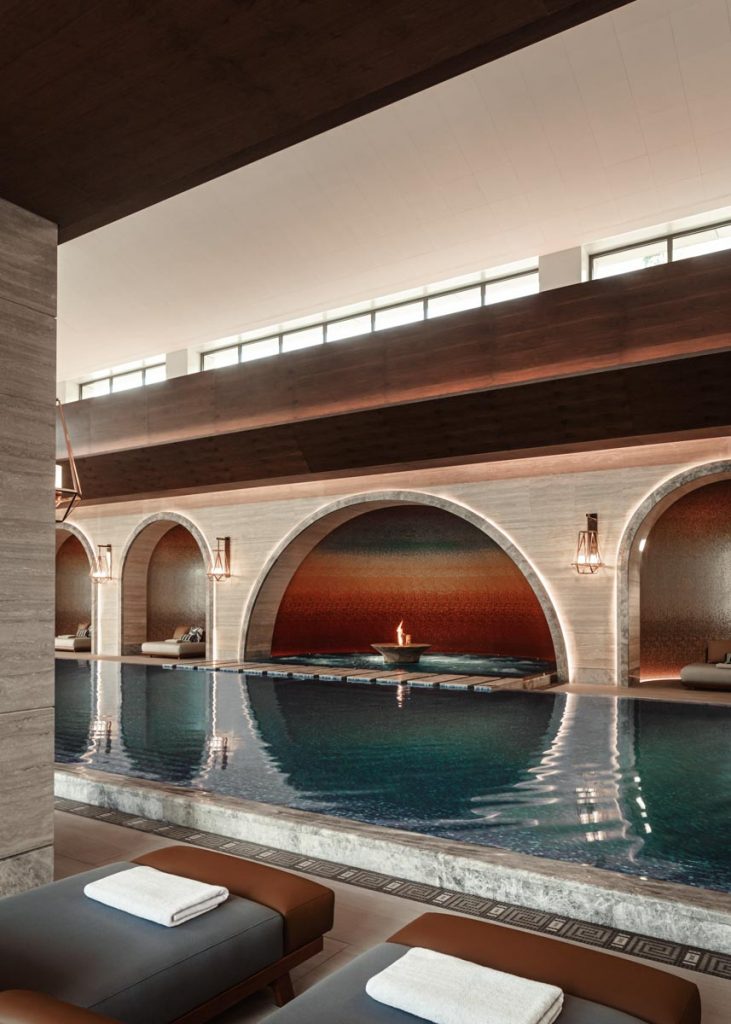 Chenot Espace indoor pool at One&Only Portonovi in Montenegro