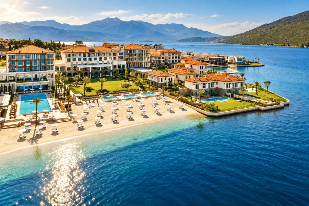 One&Only Portonovi luxury resort on Boka Bay in Montenegro