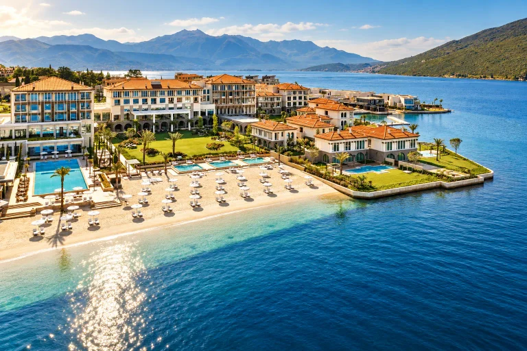 One and Only Portonovi hotel on Boka Bay, Montenegro