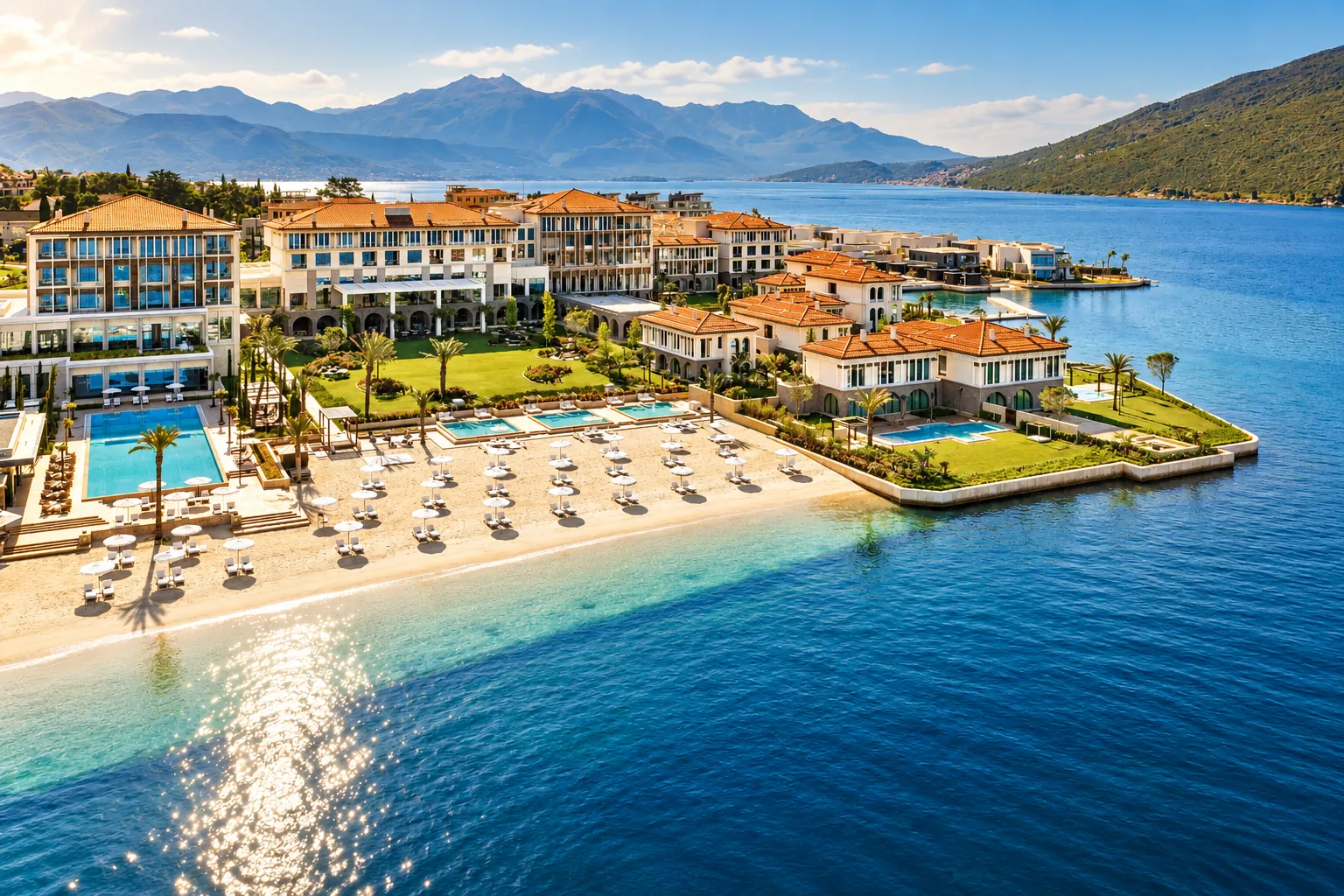 One&Only Portonovi resort on Boka Bay in Montenegro