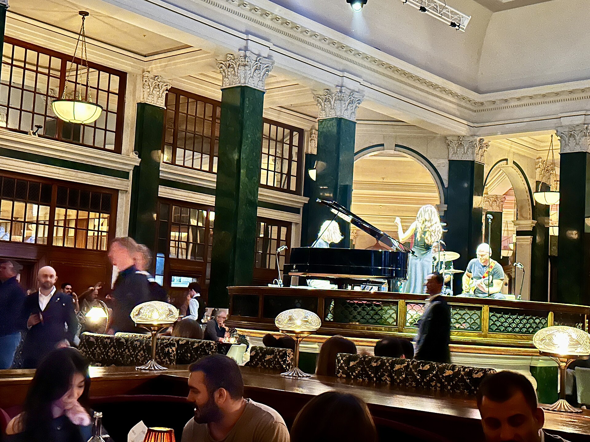 Live music at The Ned London, photograph by Matt Brown, April 2026