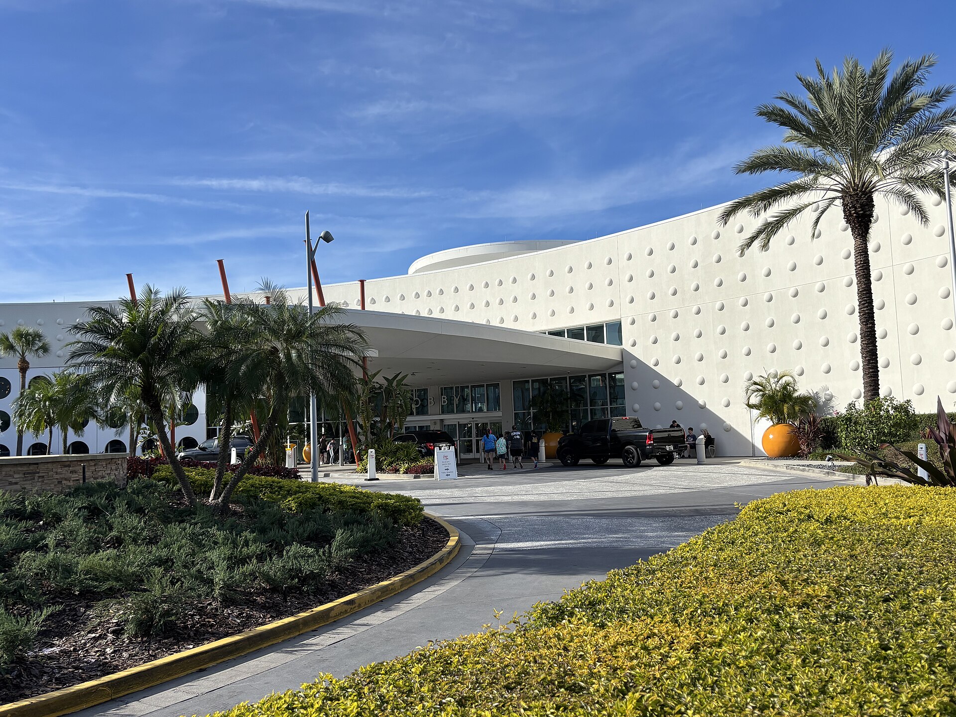 Documented Cabana Bay hotel grounds