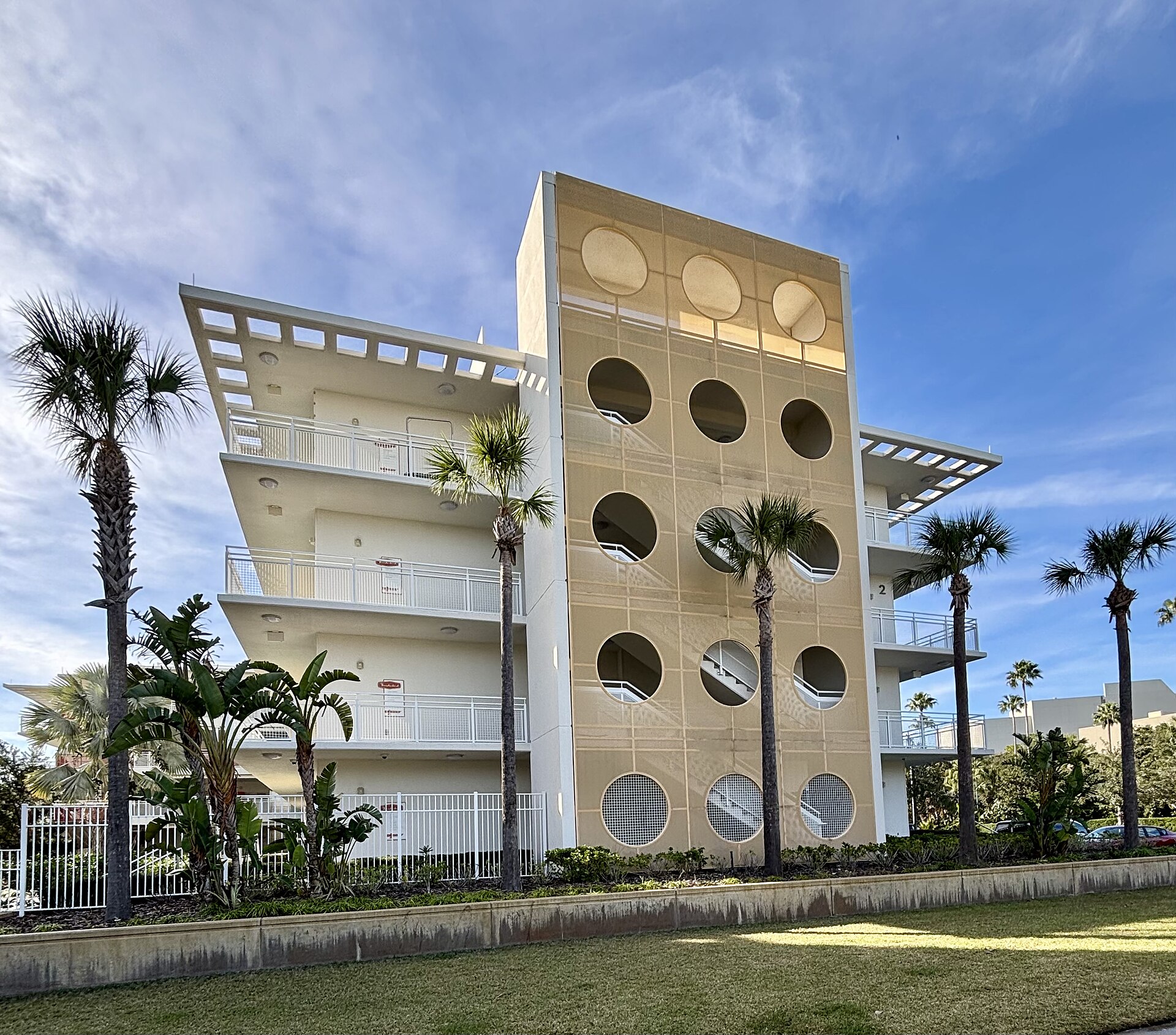 Authentic view of the Cabana Bay resort